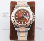 Perfect Replica Rolex Yachtmaster Price List - Brown Dial Rolex Yacht Master 40 Fake Watch